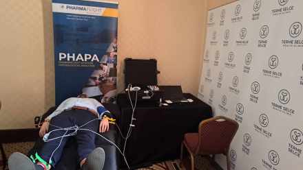 Az esemény során a résztvevőknek is lehetőségük volt személyesen megtapasztalni a PHAPA System mérését